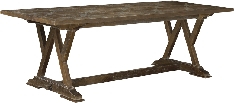 French Heritage Cordoba Parquetry Dining Table - Cordoba 96" Dining Table - Timberwood - French Heritage (800x800), Png Download