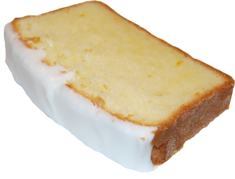 Share This Image - Lemon Pound Cake Slice (787x600), Png Download