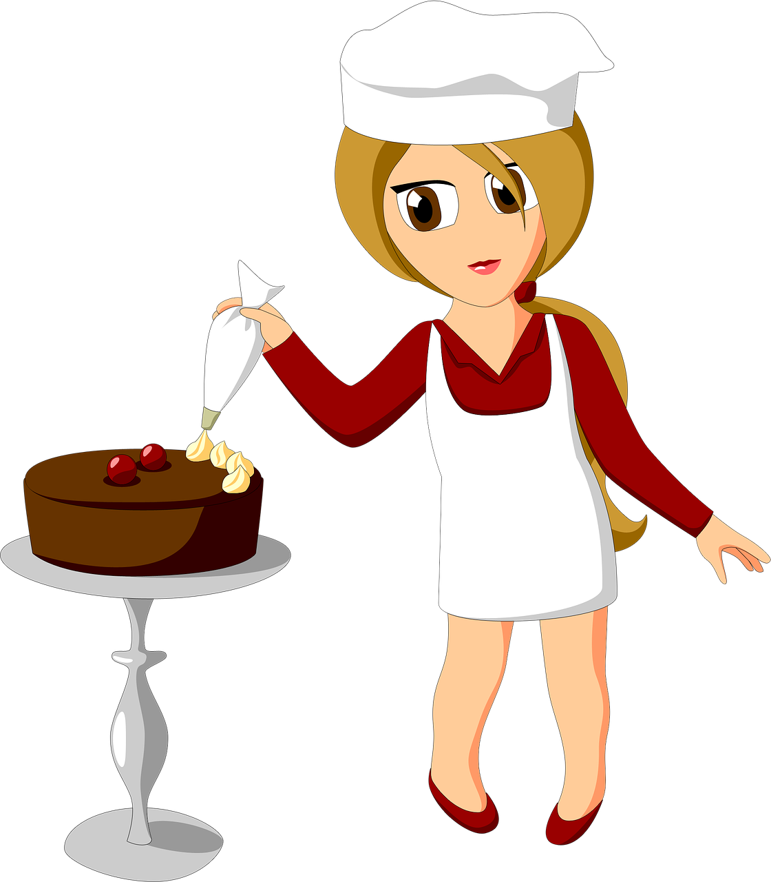 Confectioner Cake Decorate - Confectionery (1120x1280), Png Download