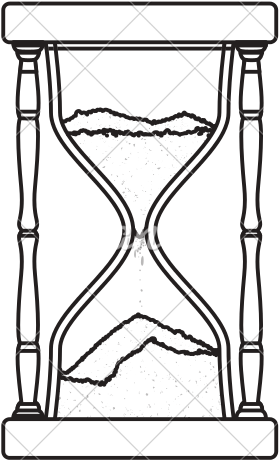 Hourglass Drawing At Getdrawings - Overhead Tank Vector Png (550x550), Png Download