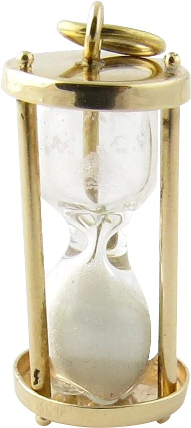 Download Antique Hourglass Png Clipart Stock - Gold Hourglass Png PNG