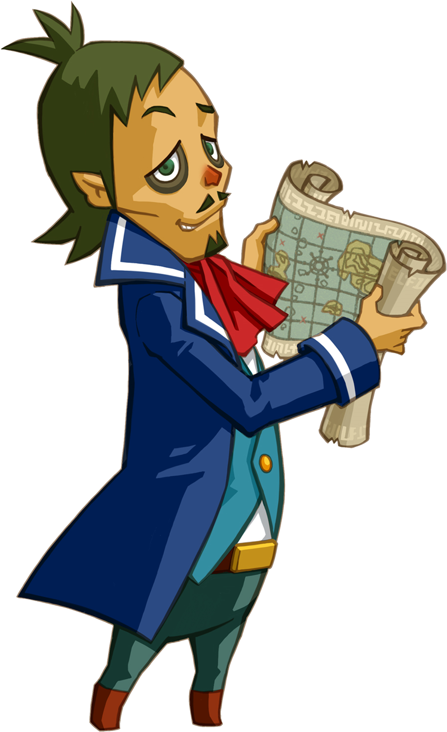 The Legend Of Zelda - Legend Of Zelda Phantom Hourglass Linebeck (1000x1500), Png Download