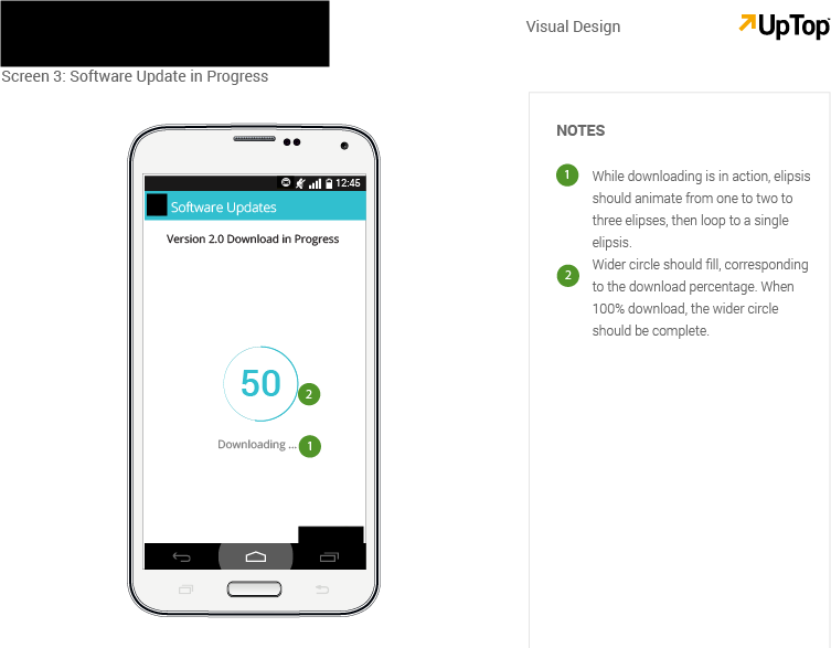 Mobile Software Update In Progress - Software (753x587), Png Download