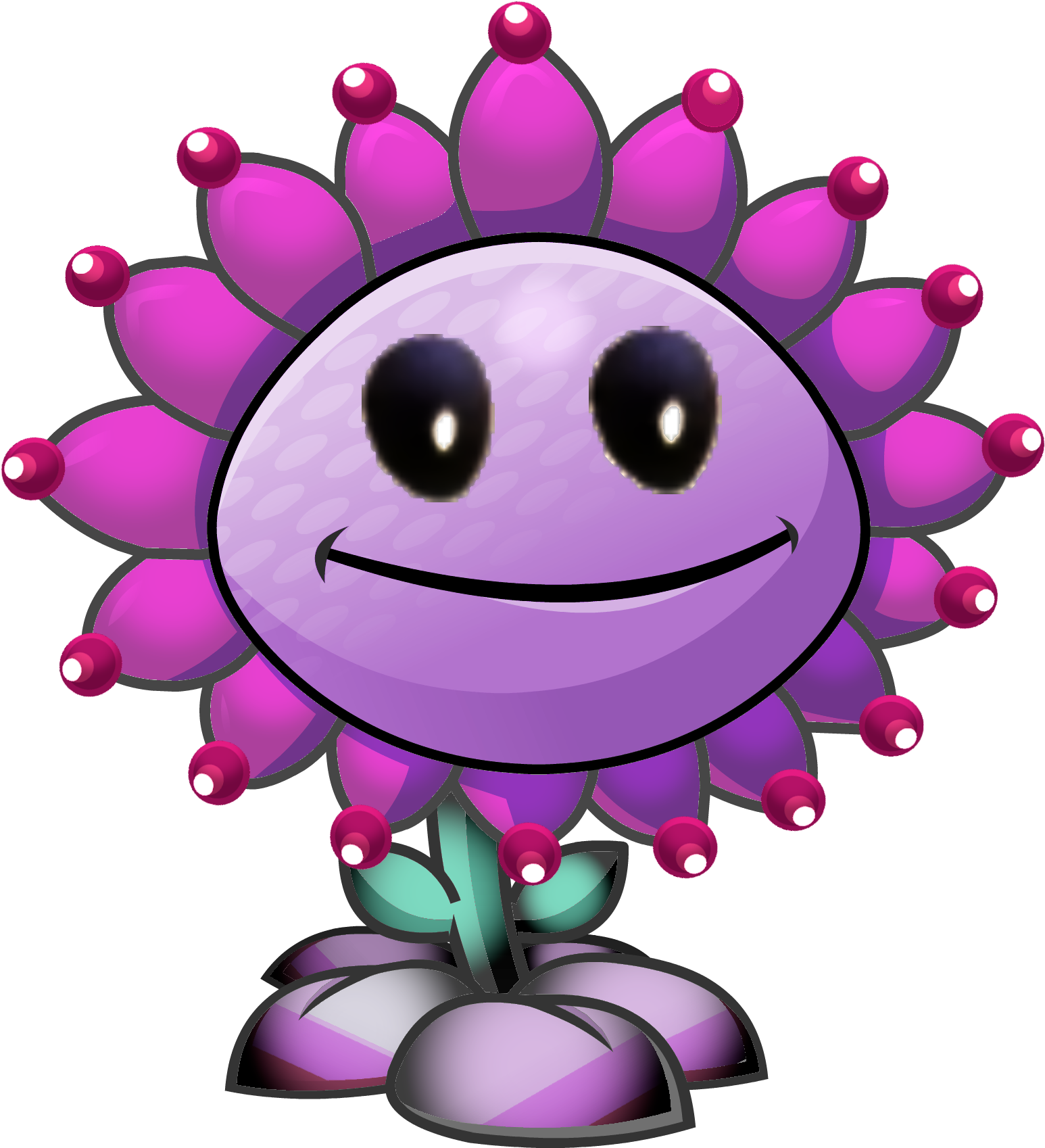 Alien Flower Retrobowser - Plants Vs Zombies Garden Warfare 2 Alien Flower (1900x1800), Png Download