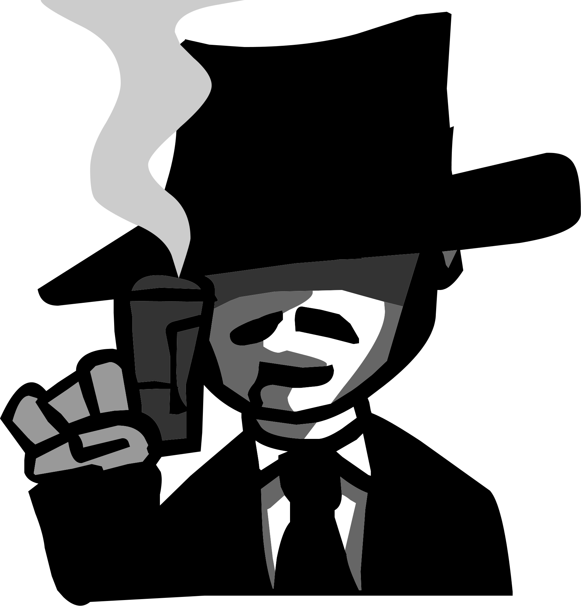 Mafioso Icon - Town Of Salem (1853x1933), Png Download