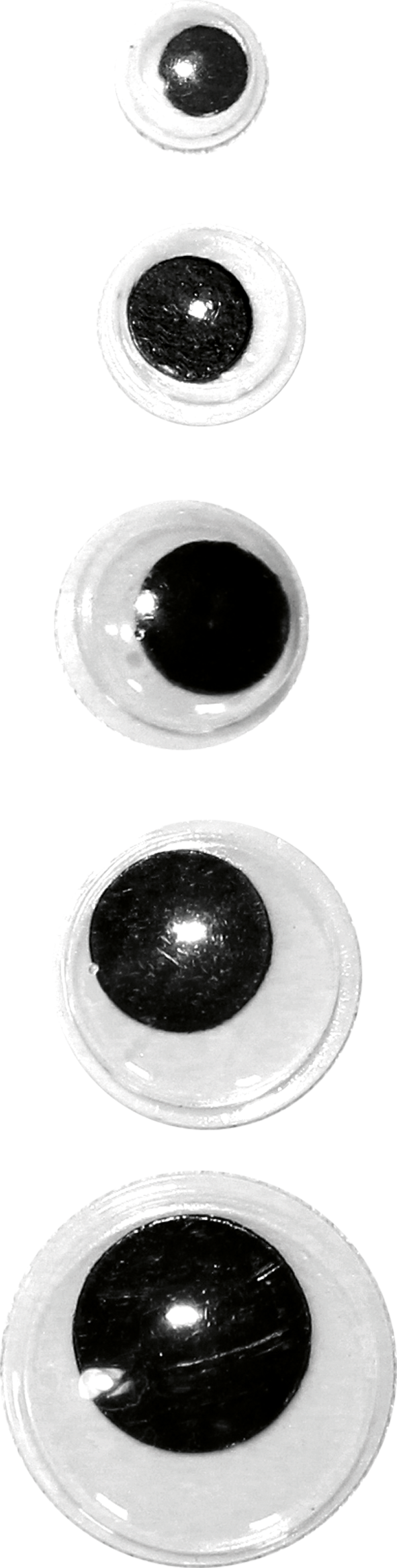 Googly Eyes Black - Eye (591x2332), Png Download