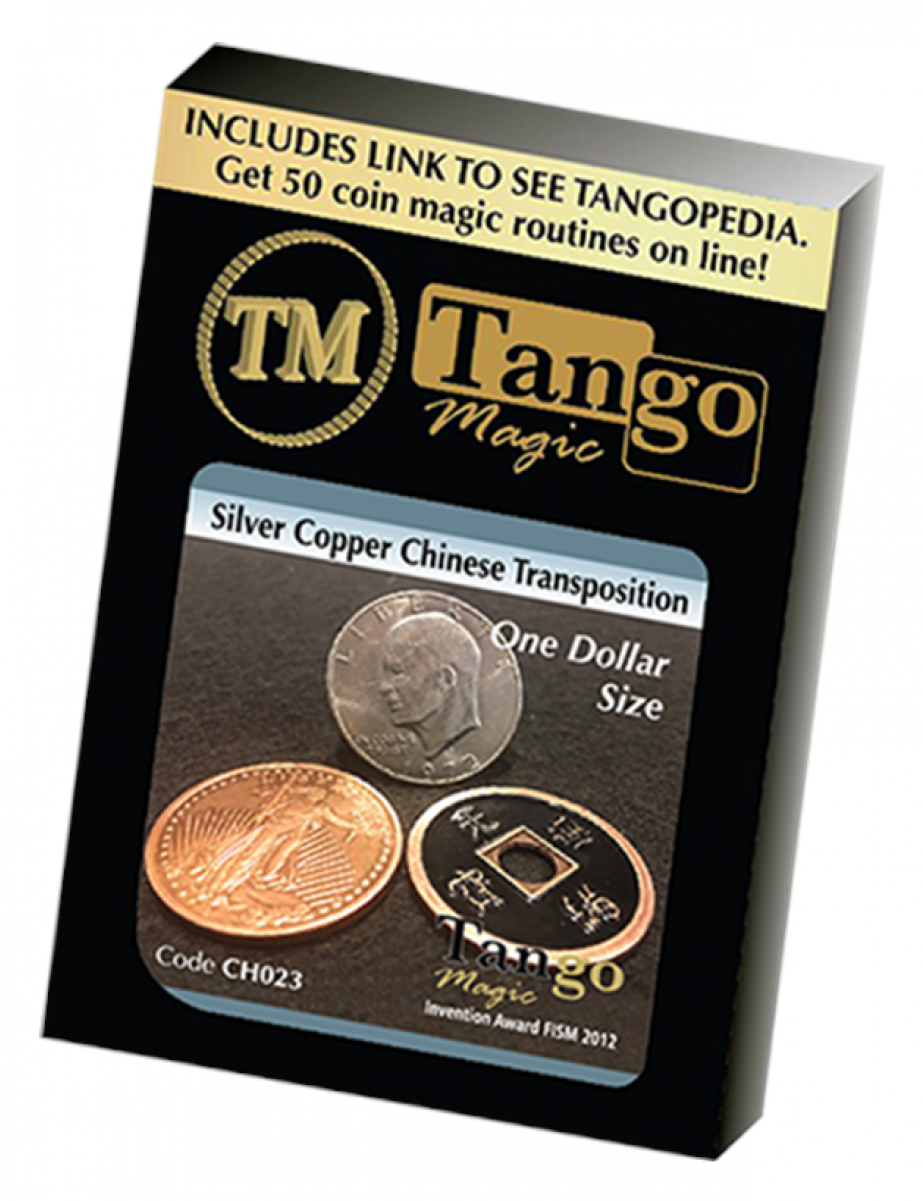 Dollar Size Silver Copper Chinese Csb Transposition - Dollar Size Silver Copper Chinese Transposition (ch023) (1200x1200), Png Download