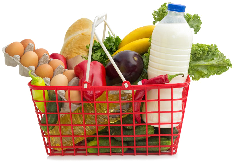 Grocery Png Transparent Picture - Transparent Grocery Basket Png (900x600), Png Download