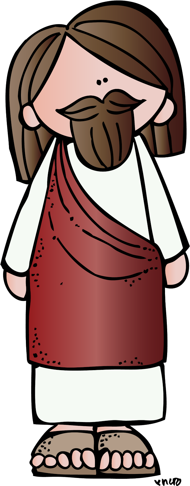 Melonheadz Lds Illustrating - Melonheadz Jesus (634x1600), Png Download