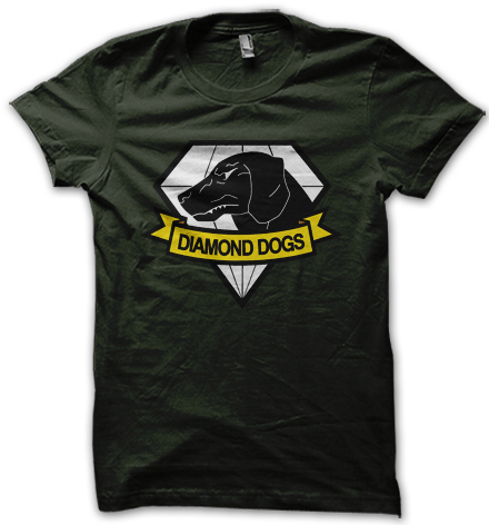 True Diamond Dogs Wear This Metal Gear Solid T Shirt - Mgs Diamond Dogs Logo (440x478), Png Download