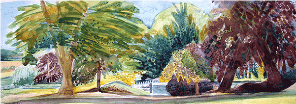 Corner Of An English Country Garden - Attalea Speciosa (600x600), Png Download