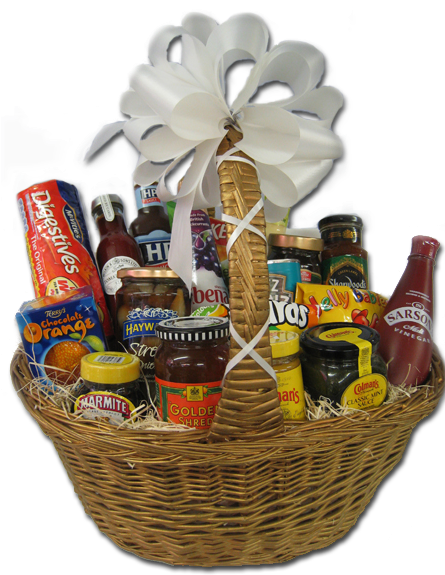 Basketgold - Gift Basket Png (444x582), Png Download