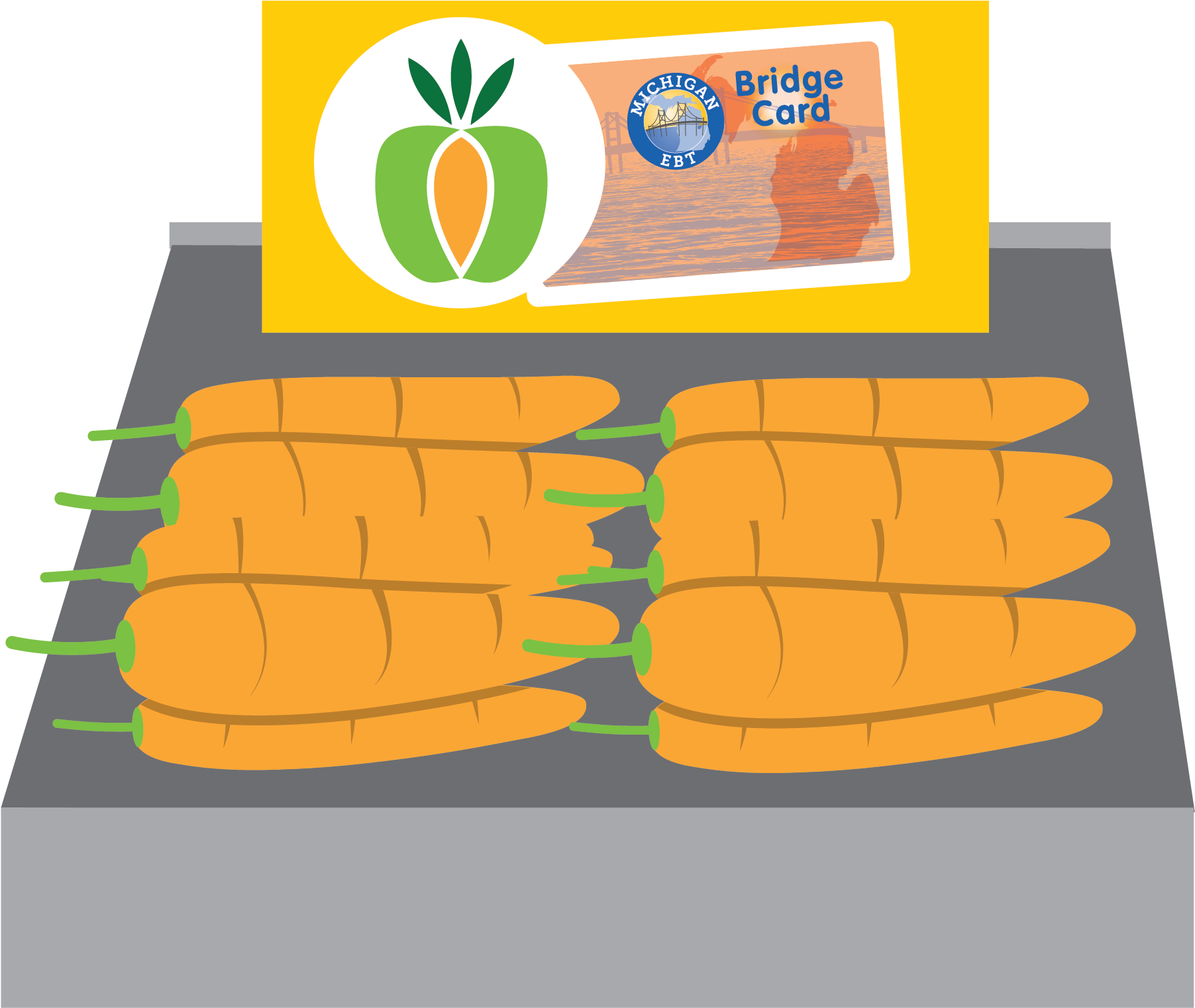 Shop For Fruits - Double Up Food Bucks (2084x2084), Png Download