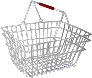 Shopping Cart Png - Shopping Basket Transparent Background (420x420), Png Download