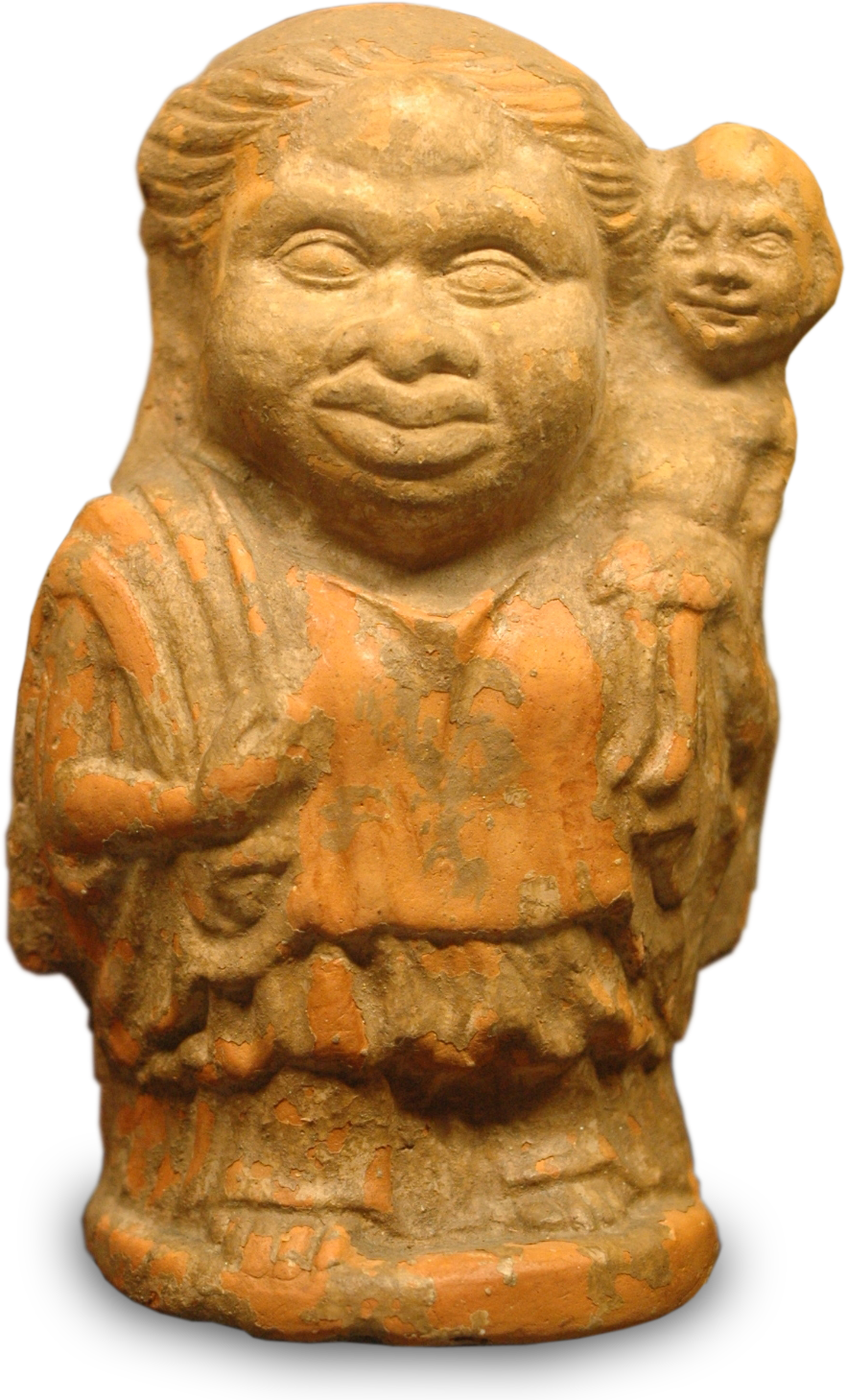 Grotesque Dwarf Louvre Ca85 Extracted - Grotesque Roman Dwarf (883x1459), Png Download
