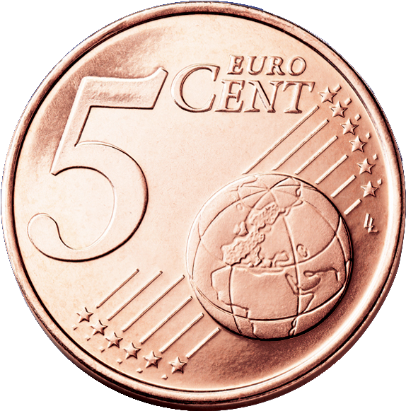 Euro 5 Cent 5 Euro In Rupees Free Transparent PNG Download PNGkey