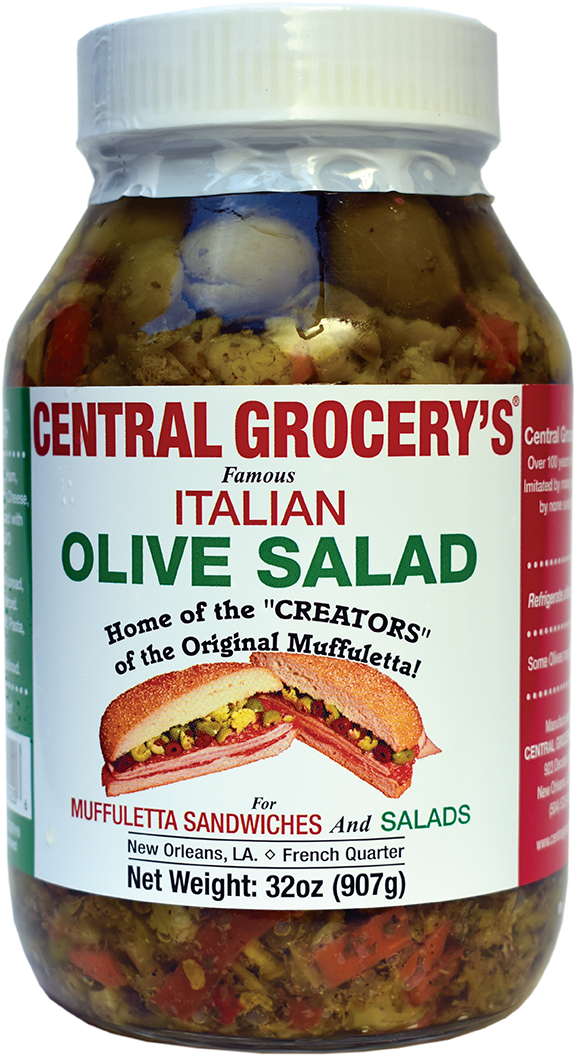 Central Grocery New Orleans Style Olive Salad (733x1164), Png Download