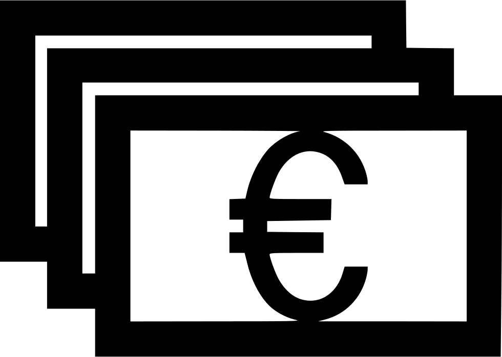 Currency Money Payment Sign Notes Investment Euro Comments - Euro (980x698), Png Download