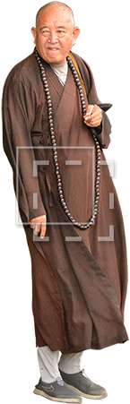 Holy Man Standing In Robes - Leather Jacket (450x450), Png Download