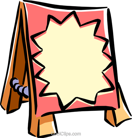 Announcement Board - Open House Sign (460x480), Png Download