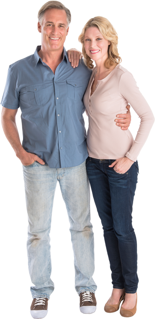 » A Guide To Low-risk Drinking - Middle Age Couple Png (580x1096), Png Download