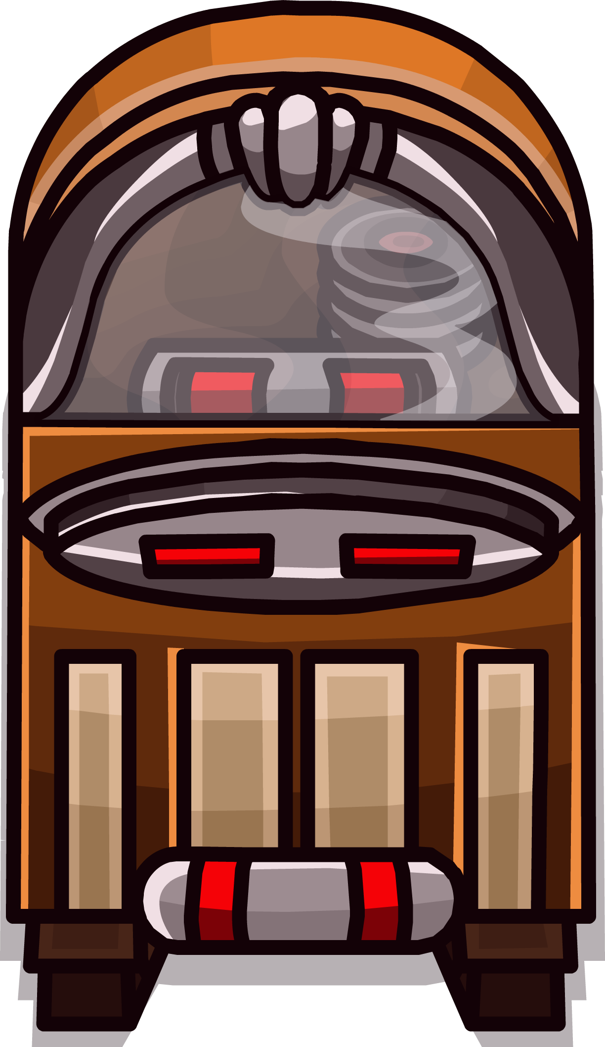 Retro Jukebox Sprite 002 - Royalty-free (1224x2115), Png Download