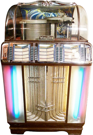 Wurlitzer Model 1400 Juke Box, 1951-1952 - Jukebox (400x600), Png Download