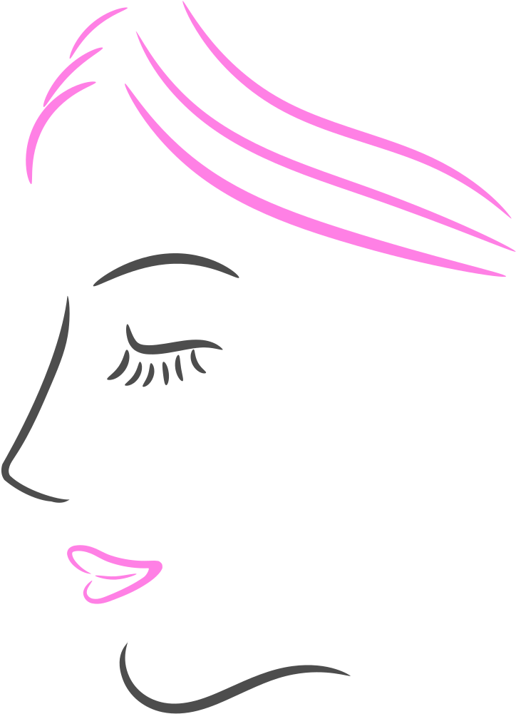 Short Hair Style Icon Logo - Illustration (2000x2000), Png Download
