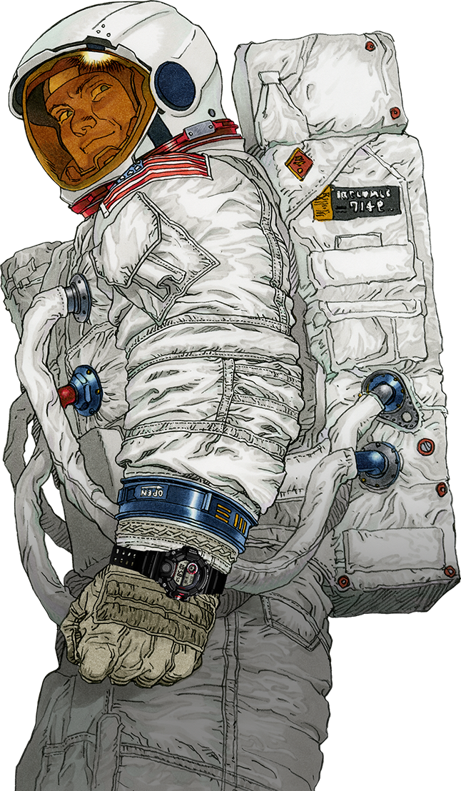 宇宙飛行士 Casio G-shock Rangeman - G Shock Katsuhiro Otomo (646x1108), Png Download