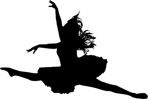 Ballerina, Ballet, Dancer, Dancing - Black And White Dance (506x340), Png Download