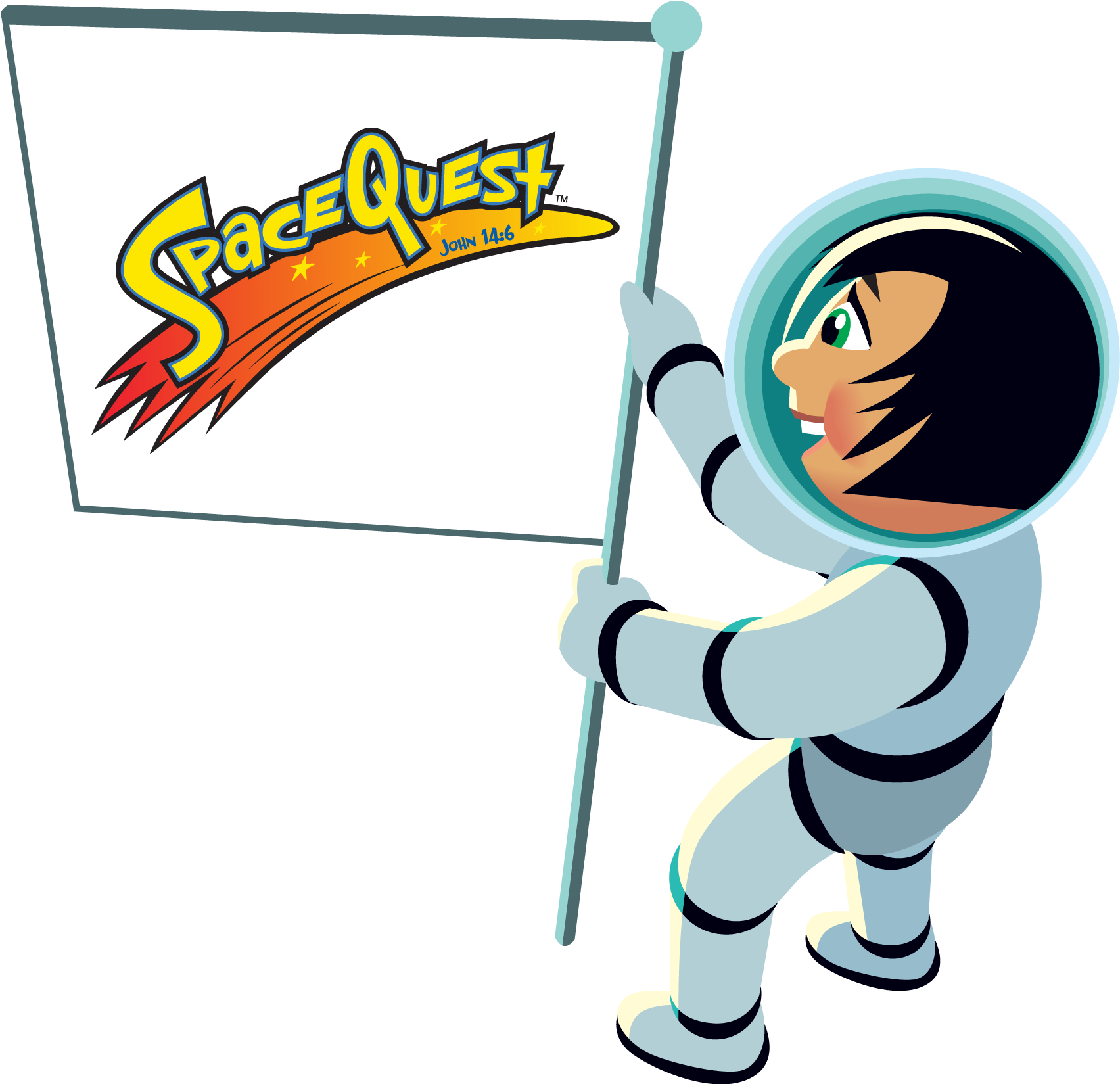 Pix For Astronaut Clip Art For Children - Quest Clipart (1751x1648), Png Download