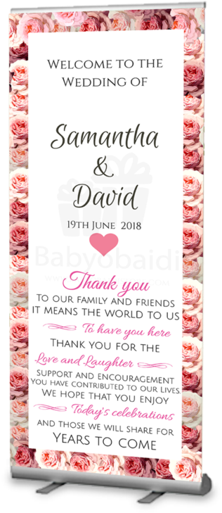 [wedding Welcome Banner] - Wedding Welcome Banner Design (768x1024), Png Download