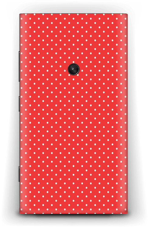 Red And White Dots Skin Nokia Lumia - Polka Dot (534x800), Png Download