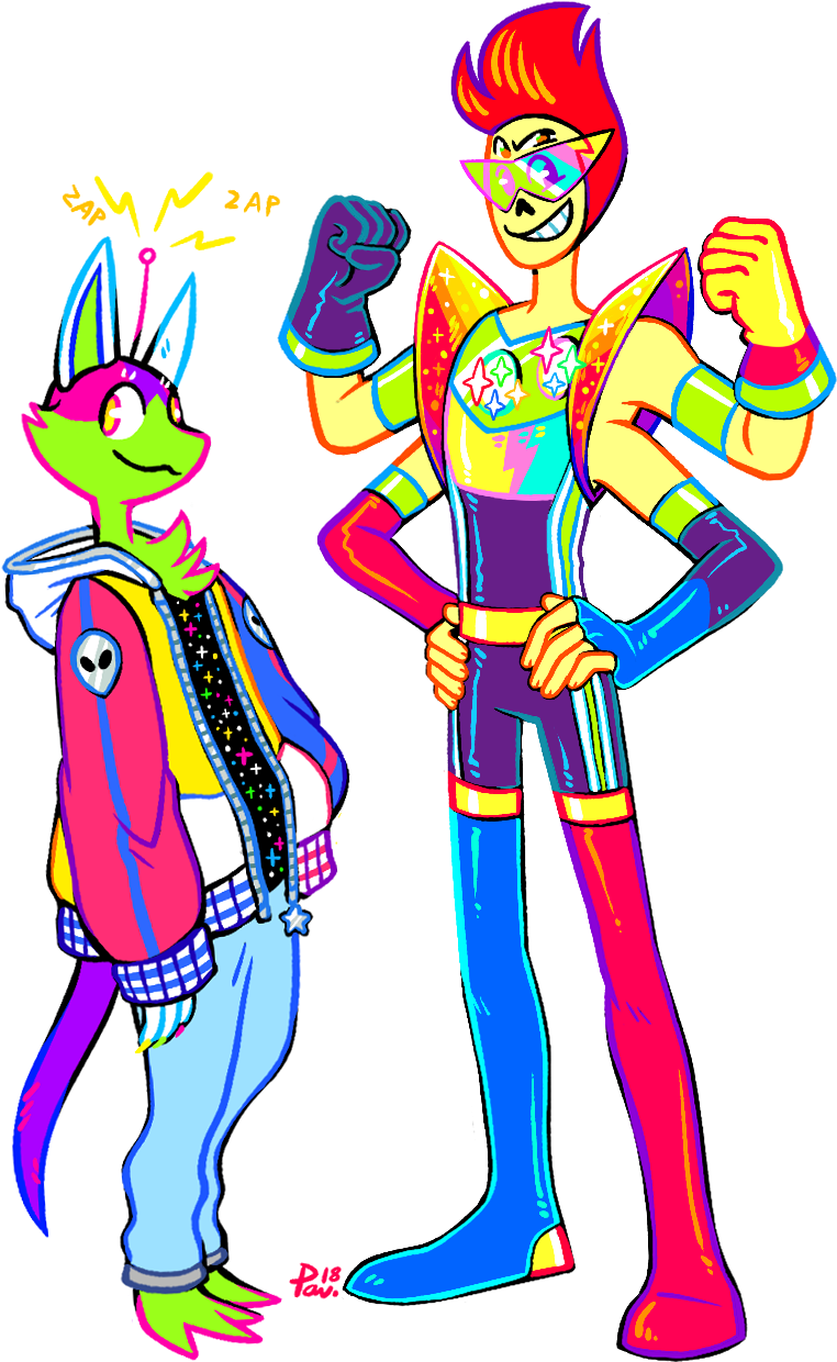 Ufo Clipart Neon - Cartoon (777x1255), Png Download