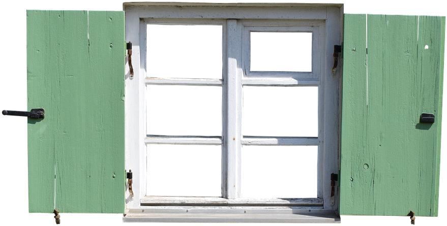 Window, Shutters, Old, Shutter, Old Window - Old Window Shutters Png (960x606), Png Download
