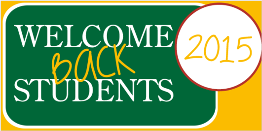Welcome Back Students Vinyl Banner With Chalkboard - Welcome Students Banner (560x560), Png Download