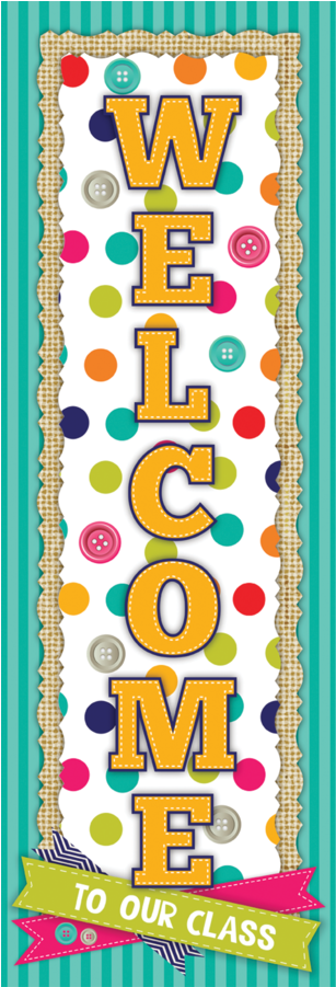 Tcr60347 Sensational Spots Welcome Banner Image (900x900), Png Download