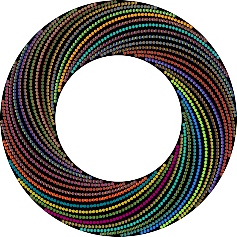 Torus Shutter Frame Prismatic With Bg - Circle (774x774), Png Download