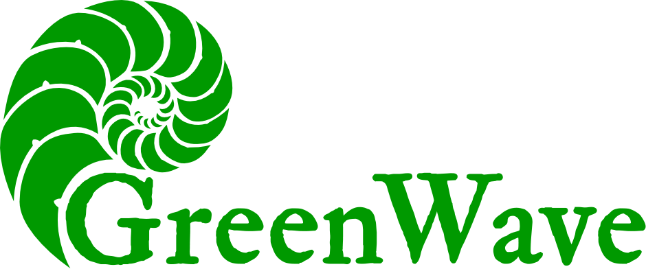 B#day Green Nautilus Hi - Green Wave Logo Tv (940x392), Png Download