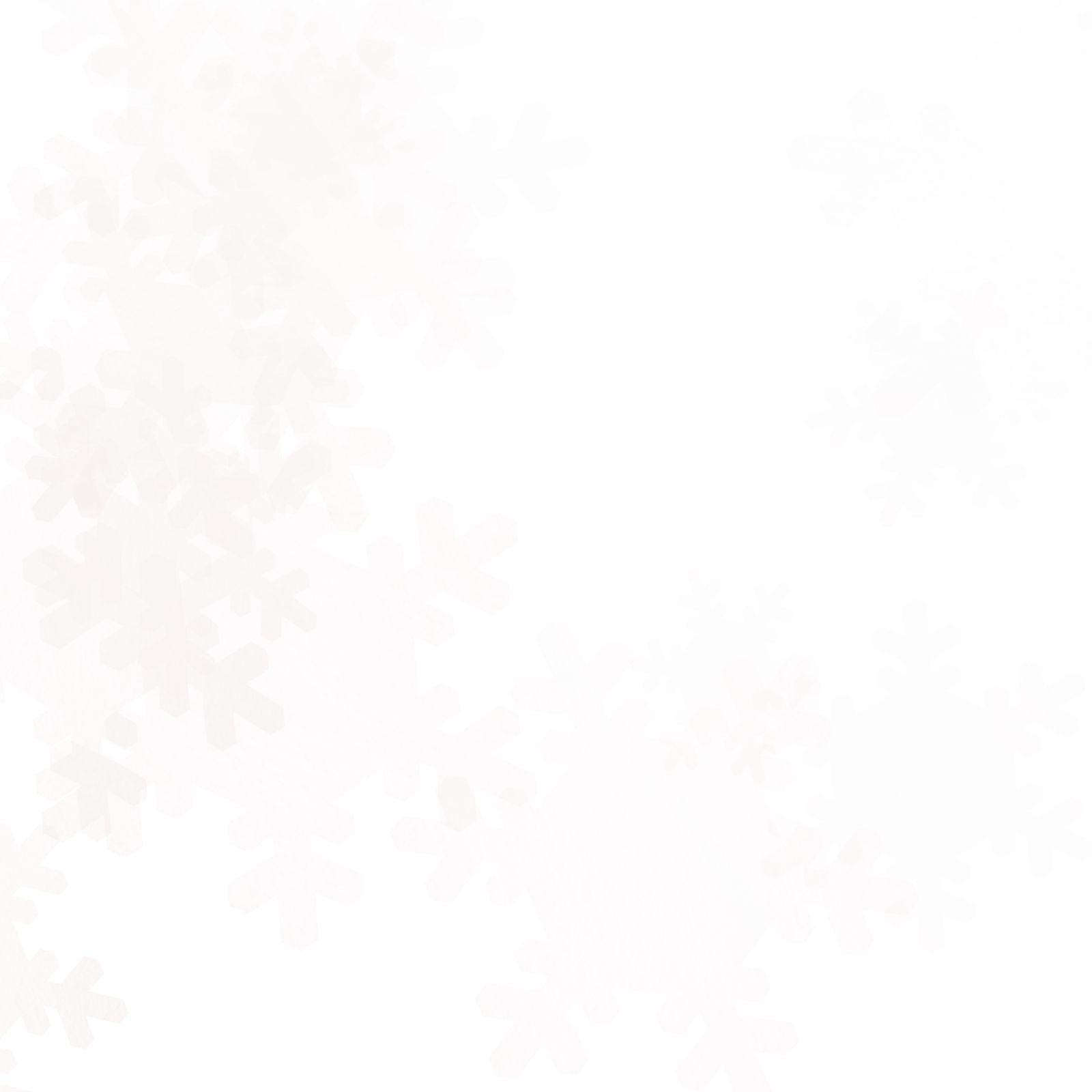 Vector De Nieve Png - Transparent Snowflakes Png (1600x1600), Png Download