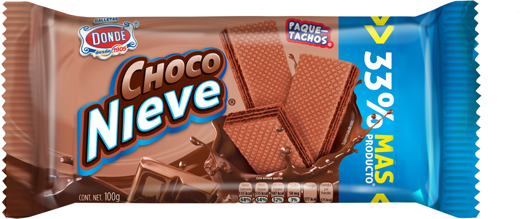 Choco Nieve 100g - Galletas De Nieve (2079x1373), Png Download