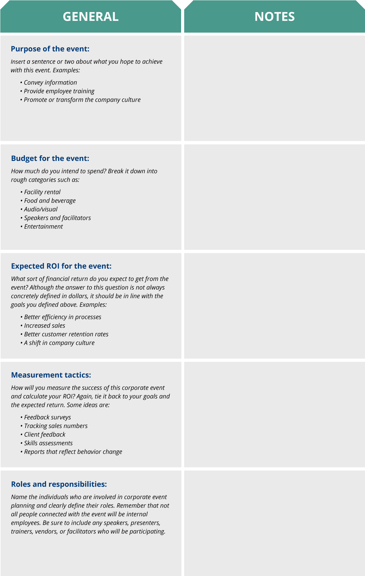 Corporate Event Planning Template - Business (1400x2006), Png Download