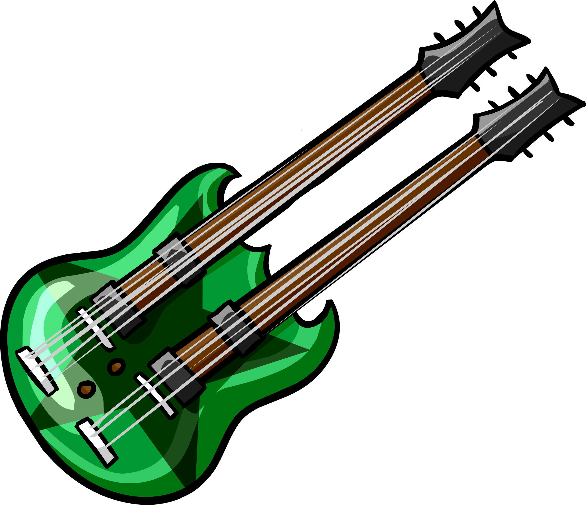 Clubpenguin - Wikia - Com - Club Penguin Guitar (2056x1771), Png Download