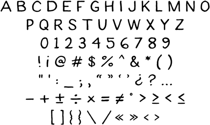 How To Create Your Hand Written Font - Number (1024x513), Png Download