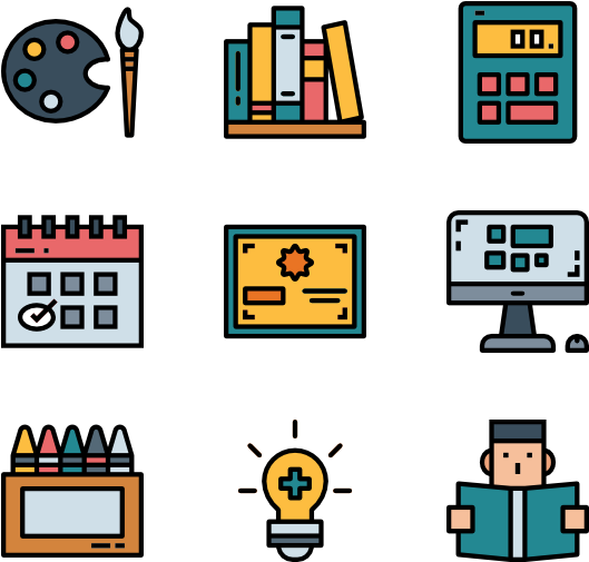Education - Web Design Icons (600x564), Png Download