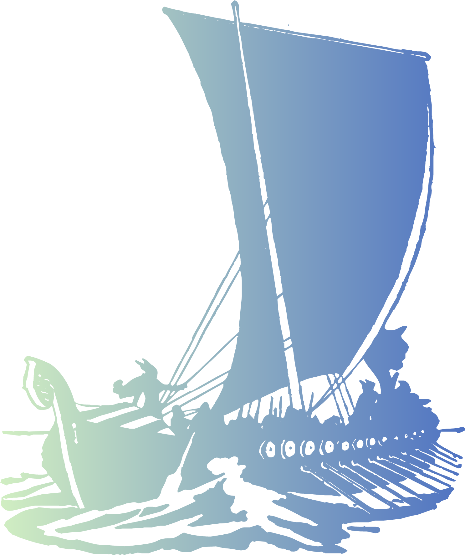 Del Vector De Barco En Barco - Vector De Barcos Vikingos (1966x2390), Png Download