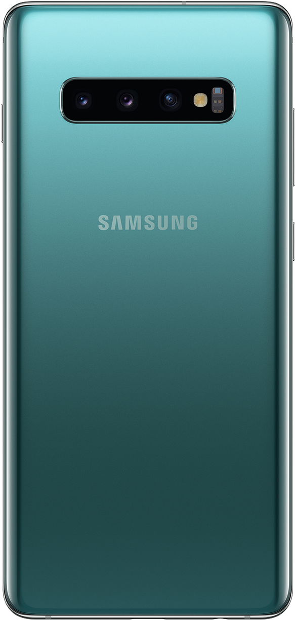 Samsung Galaxy S10 Prism Green Back - Smartphone (2000x1333), Png Download