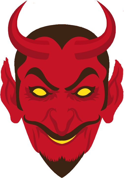 Demon Clipart Supernatural - Devil Horn Png (720x720), Png Download
