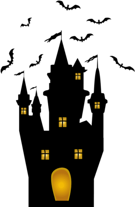Free Png Download Halloween Castle Png Images Background - Transparent Halloween Png (480x737), Png Download