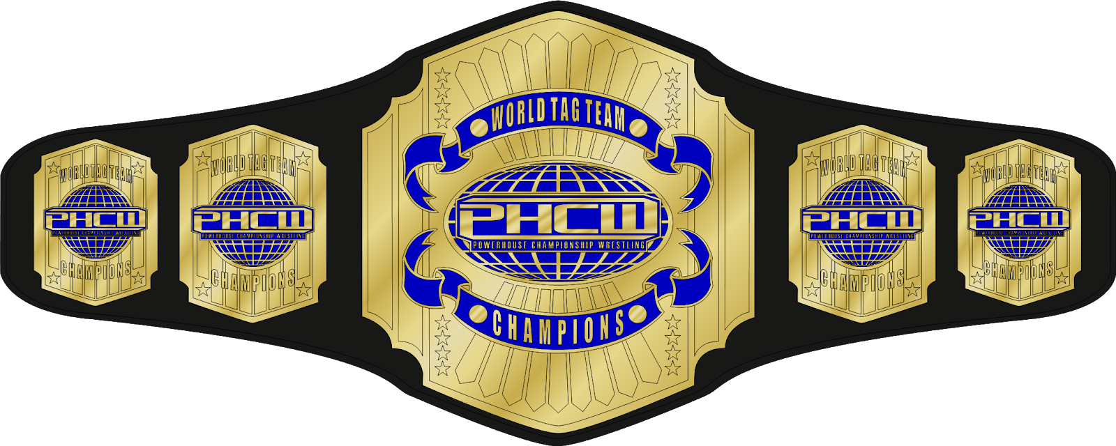 World Tag Team Championship Belts Concept - Emblem (1600x640), Png Download